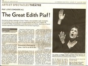 La Presse Review of Piaf